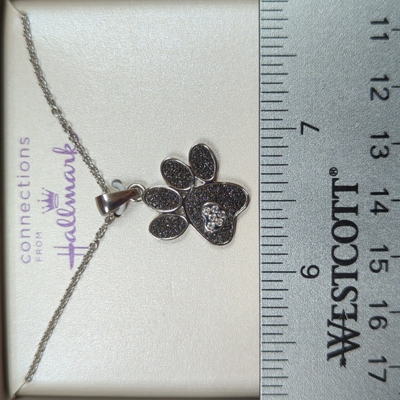 Hallmark Connections: Paw Print Necklace - Picture 4 of 4